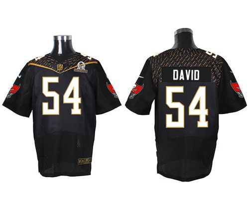 Nike Buccaneers #54 Lavonte David Black 2016 Pro Bowl Men's Stitched NFL Elite Jersey - Click Image to Close